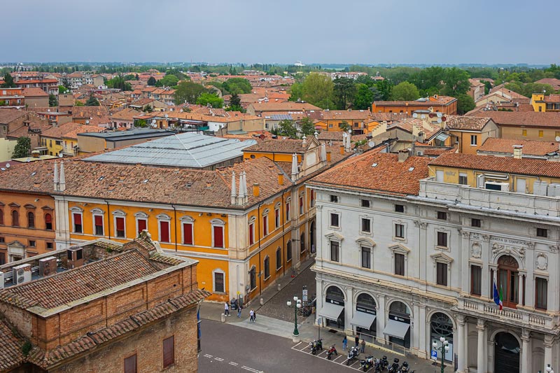Italy. Ferrara streets.