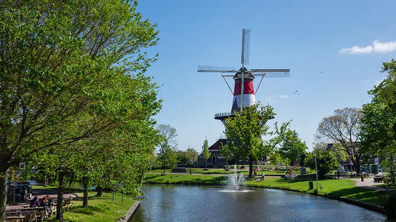 Netherlands Leiden Molen de Valk 