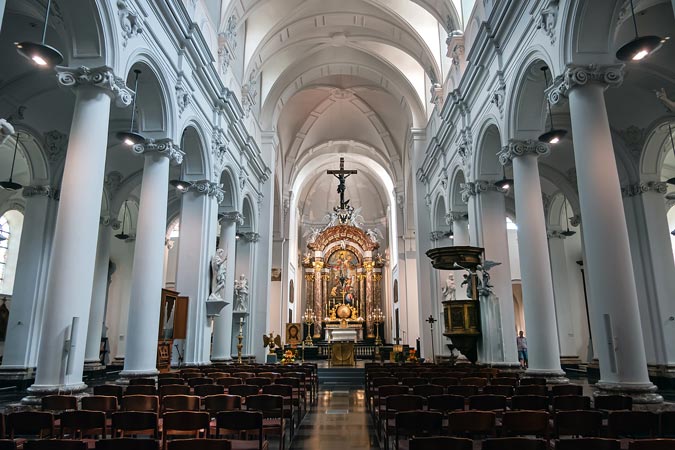 Liege, Belgium. Church of Bartholomew.