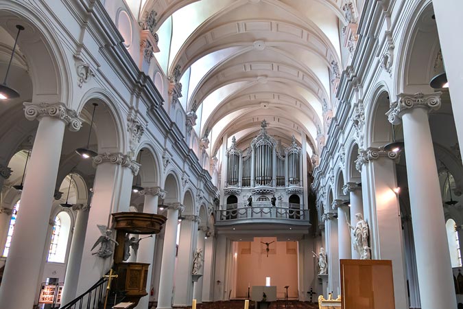 Liege, Belgium. Church of Bartholomew.