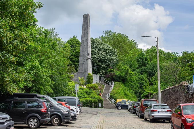Liege, Belgium. Citadel of Liege. Monument.