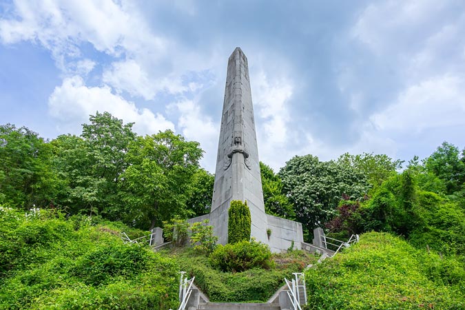 Liege, Belgium. Citadel of Liege. Monument.