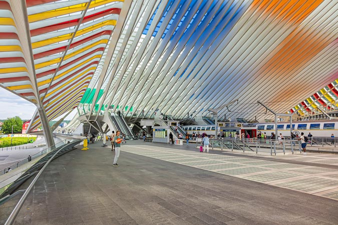 Liege, Belgium. Railway station.