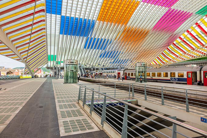 Liege, Belgium. Railway station.