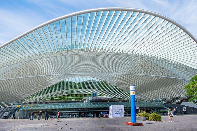 Liege, Belgium. Railway station.