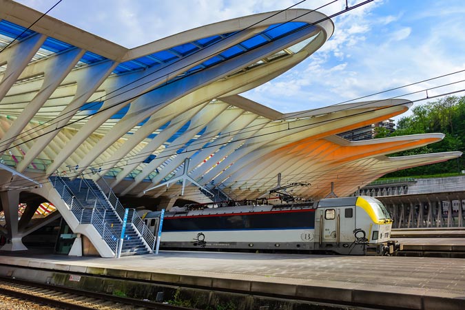 Liege, Belgium. Railway station.