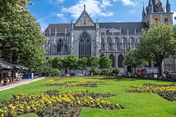 Liege, Belgium. Saint James Church.