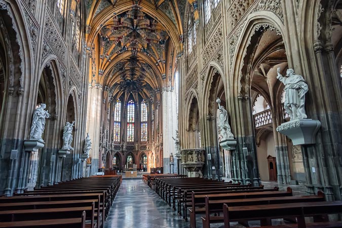 Liege, Belgium. Saint James Church.