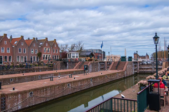 Muiden, Netherlands. Great Sea Lock.