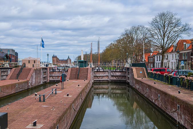 Muiden, Netherlands. Great Sea Lock.