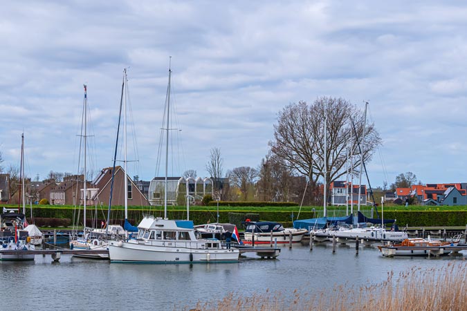 Muiden, Netherlands. Harbor.