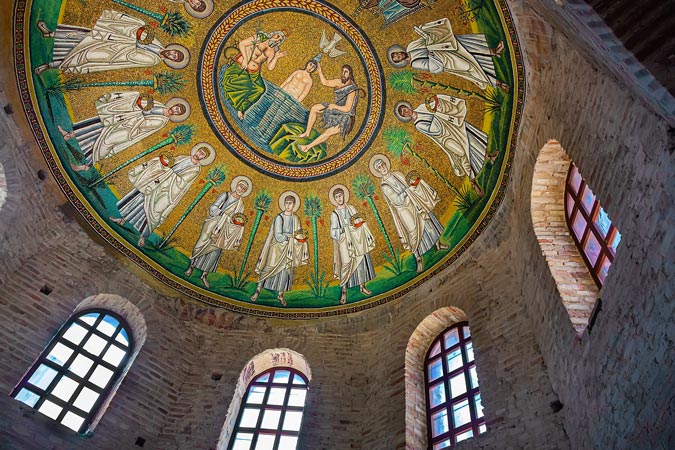 Ravenna, Italy. Arian Baptistery.