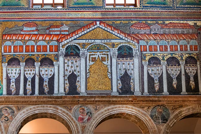 Ravenna, Italy. Basilica Apollinare Nuovo.