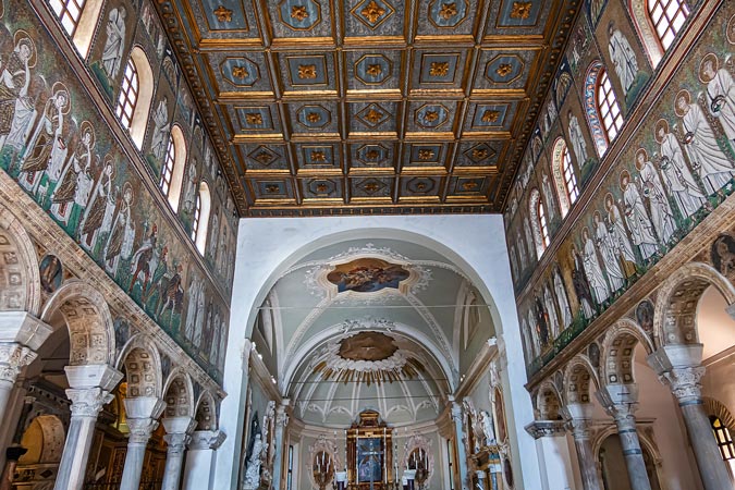 Ravenna, Italy. Basilica Apollinare Nuovo.