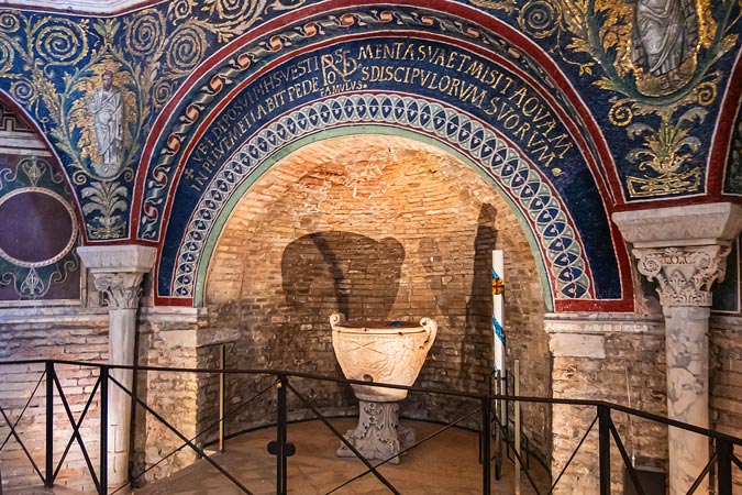 Ravenna, Italy. Neonian Baptistery.