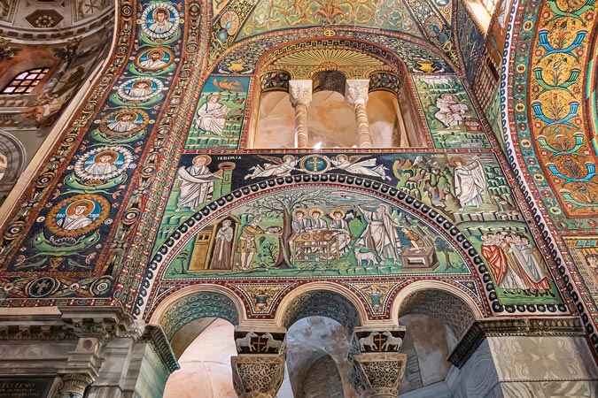 Ravenna, Italy. San Vitale Basilica. Interior.
