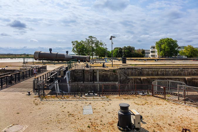 Rochefort, France. Dry docks.