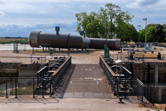Rochefort, France. Dry docks.