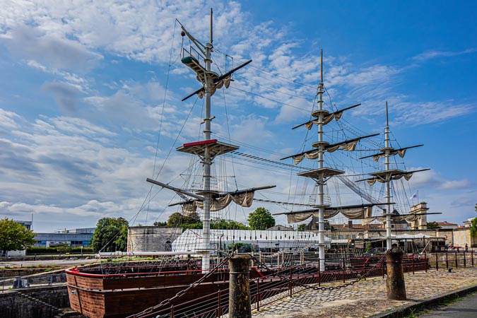 Rochefort, France. Dry docks.