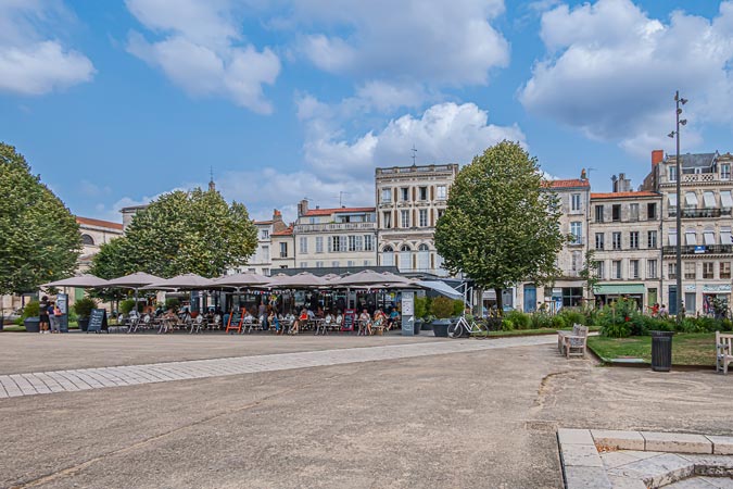 Rochefort, France. Place Colbert.
