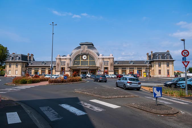 Rochefort, France. Railway station.