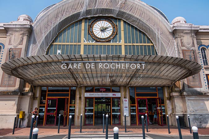 Rochefort, France. Railway station.