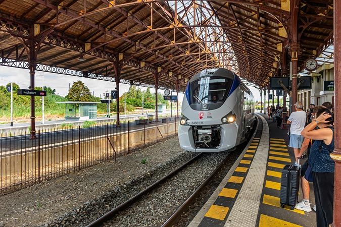 Rochefort, France. Railway station.