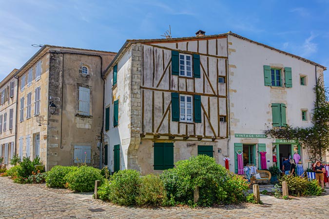 Saint-Martin-de-Re. France. Charming village.
