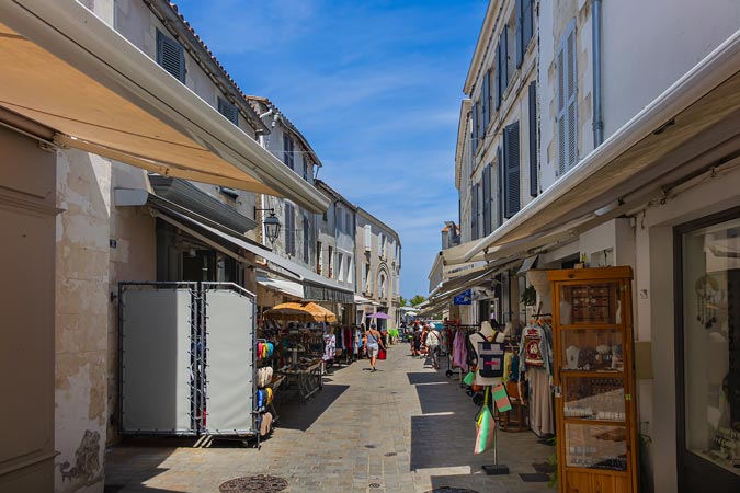 Saint-Martin-de-Re. France. Charming village.