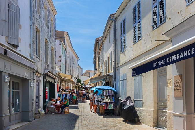 Saint-Martin-de-Re. France. Charming village.