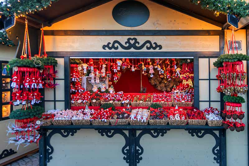 Vienna Austria. Christmas Market Schonbrunn palace.