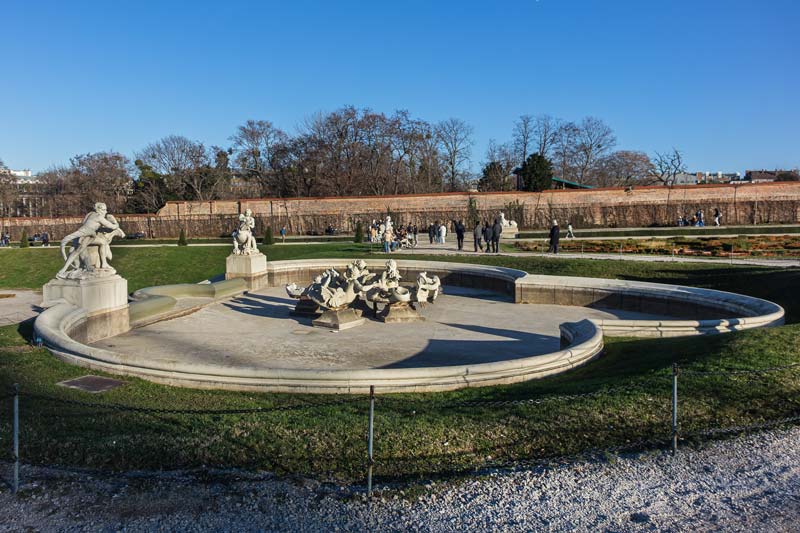 Vienna, Austria. Belvedere Park.