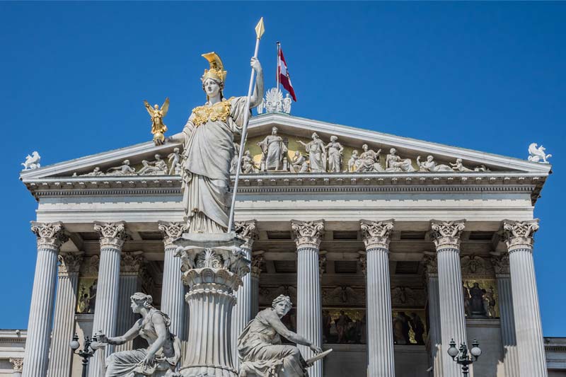 Austria.Vienna. Architectural Buildings.