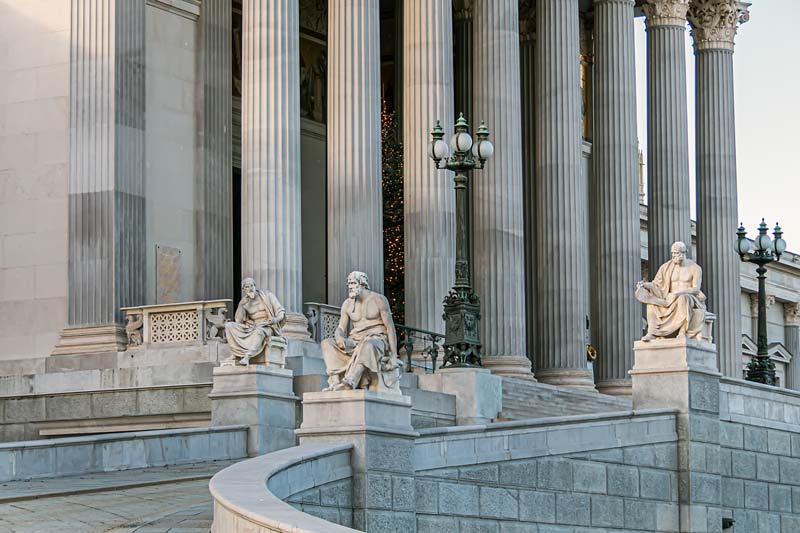 Vienna Austria. Parliament.