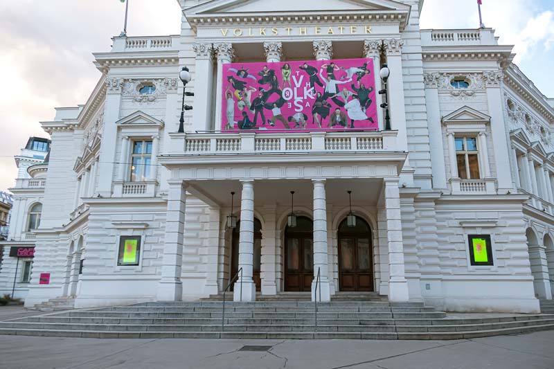 Vienna Austria. Volkstheater.